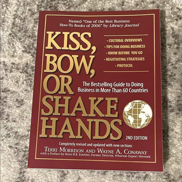 Kiss, Bow, or Shake Hands Book - Picture 1 of 3